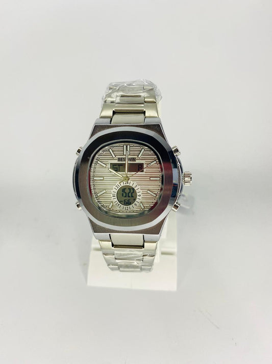 Silver Patek Pallipe Watch