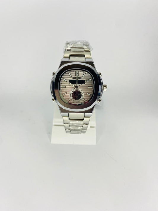 Silver Patek Pallipe Watch