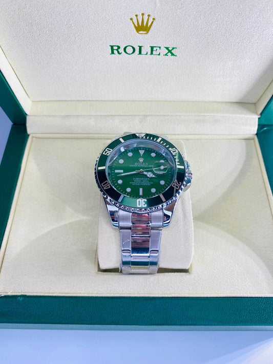 : Rolex – Green Dial & Bezel Watch