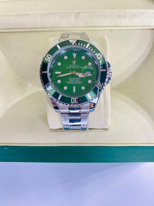 : Rolex – Green Dial & Bezel Watch